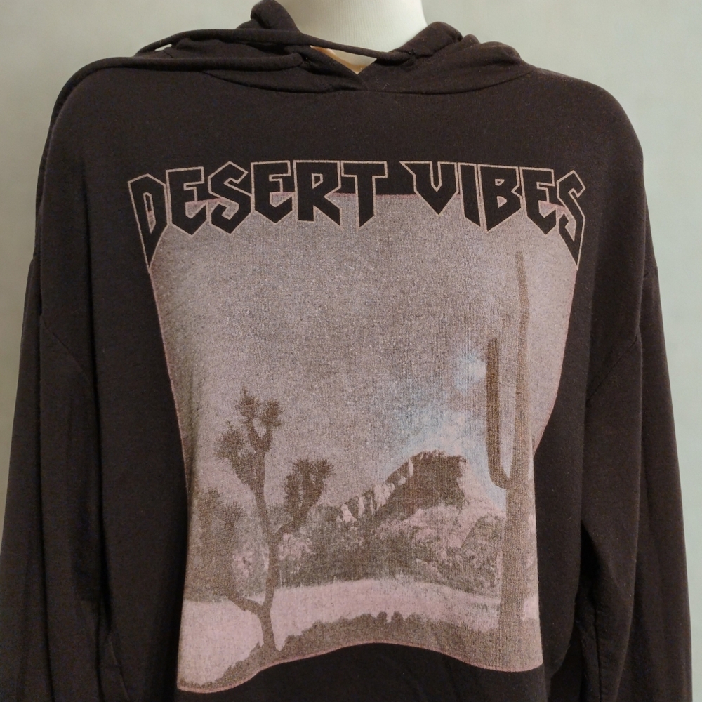 Desert Vibes Black Hoodie